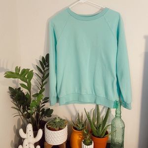 Turquoise Sweatshirt Forever 21